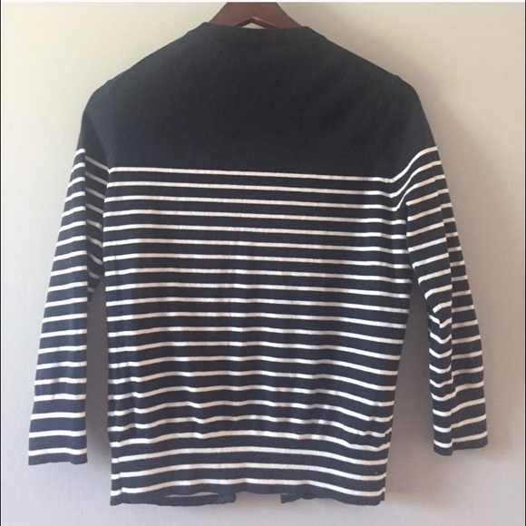 J. Crew cardigan with gold anchor buttons - Picture 2 of 5